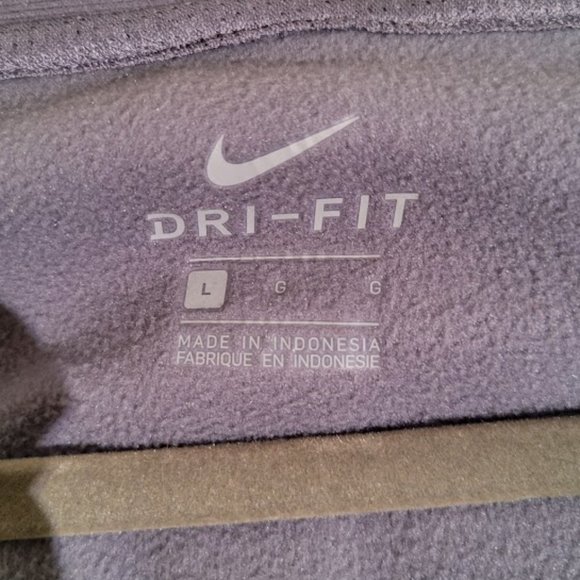 Gray Nike Dry Fit Zip Up Hoodie - Picture 3 of 5
